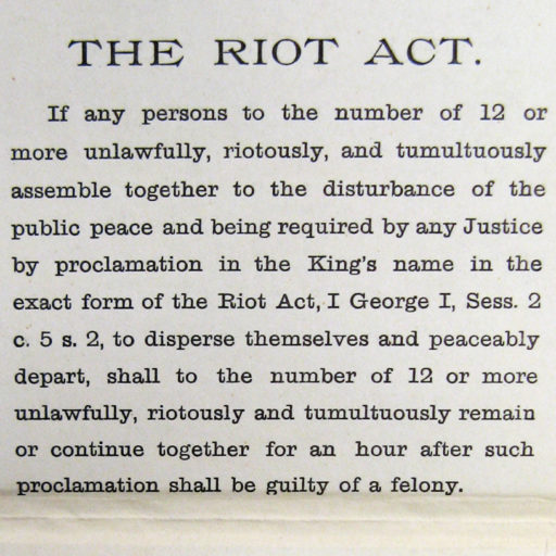 croppedThe_Riot_Act_text.jpg Causes and Consequences of Electoral